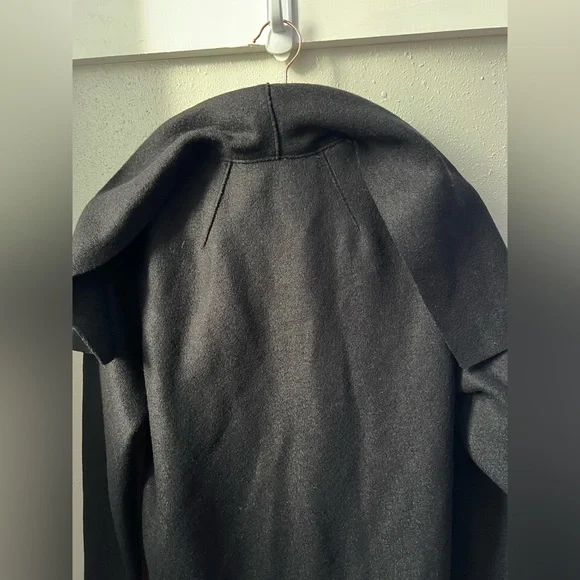 New HARRIS WHARF LONDON Volcano Long Pressed Wool Coat Size 42 IT - Picture 7 of 14